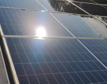 Limpeza de painéis solares